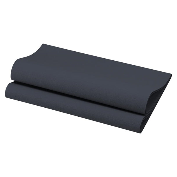 BIO Dunisoft Dinner Napkin Black 400x400mm (360 Pack)