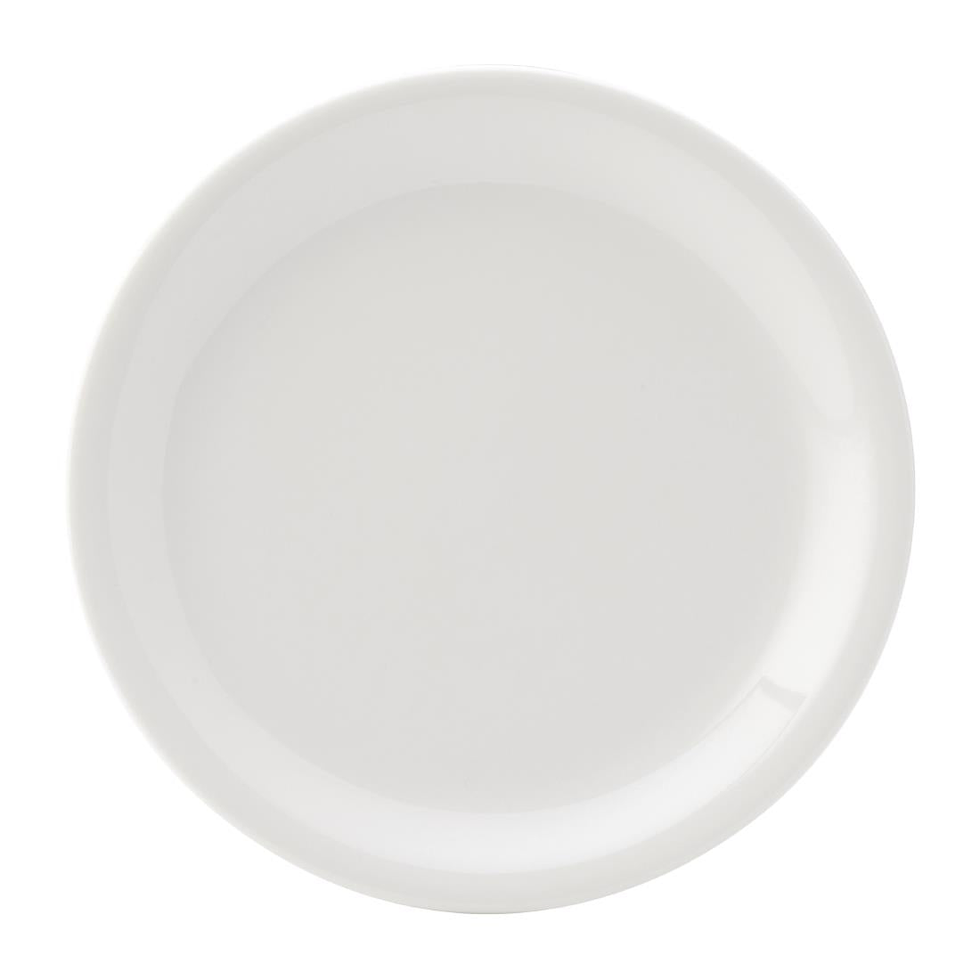 Utopia Titan Narrow Rimmed Plates White 160mm (36 Pack)