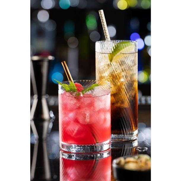 Utopia Twisted Hayworth Double Old Fashioned Glasses 325ml (6 Pack)