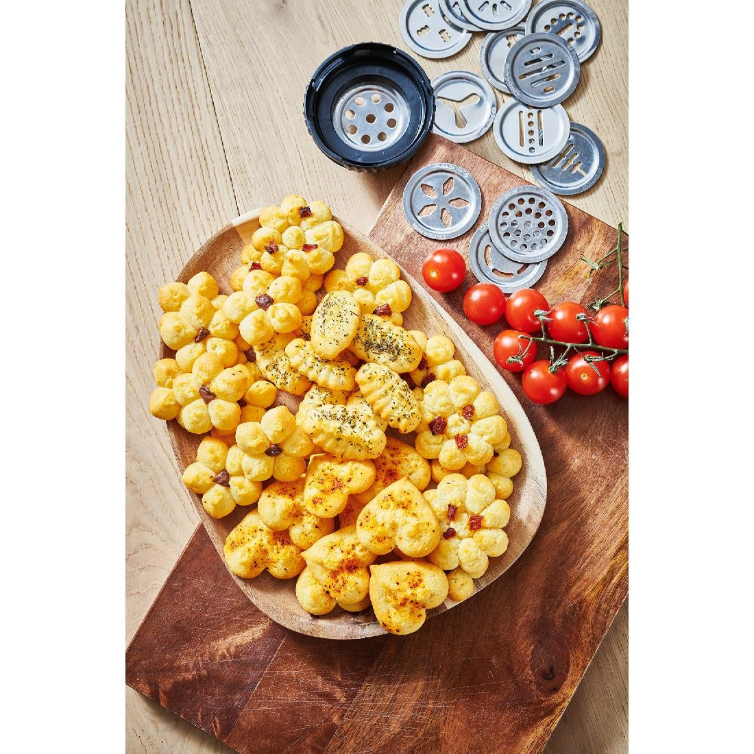 De Buyer Special Shortbread Biscuit Disc Kit For Le Tube (13 Discs)