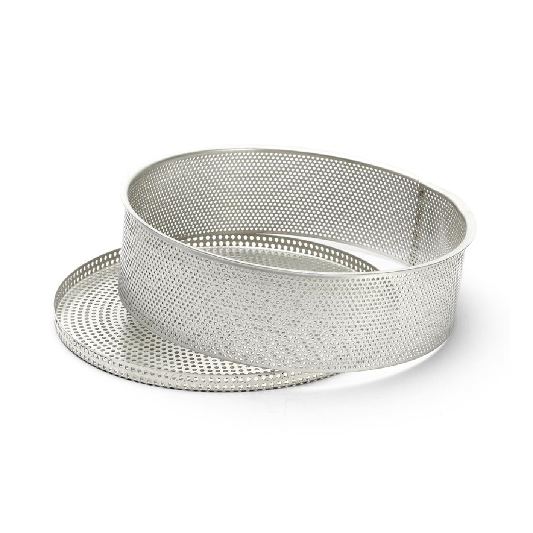 De Buyer Perforated Cheesecake Mould with Removable Base 200x65mm