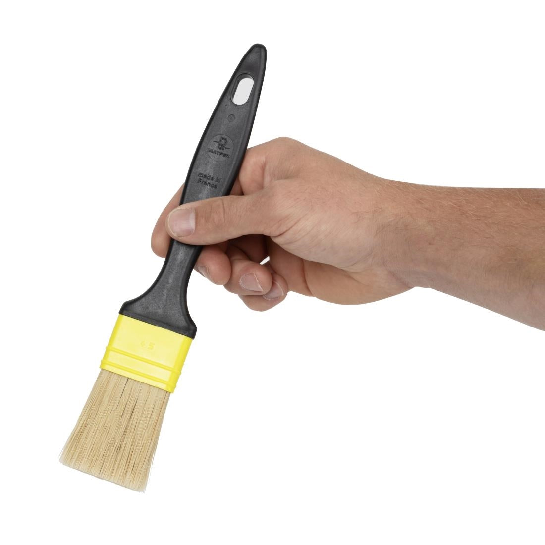 Matfer Bourgeat Pastry Brush Natural Flat Bristles 4.5cm