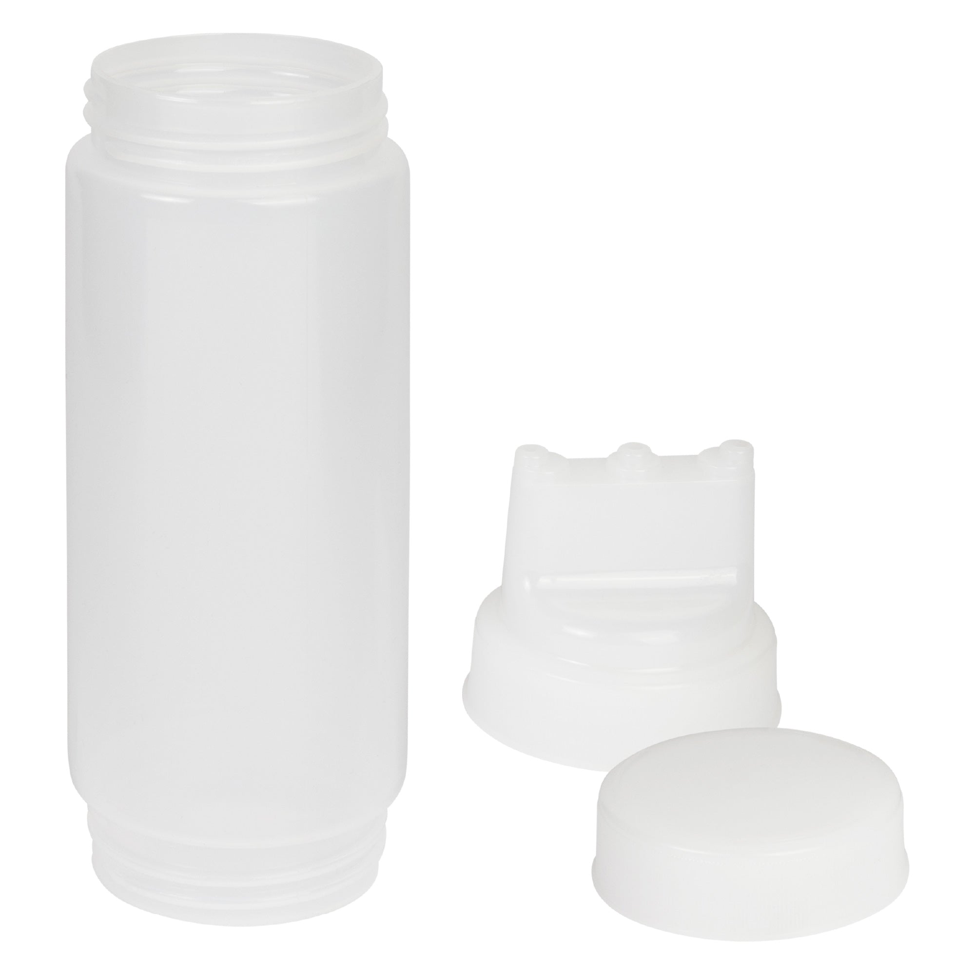 Dexlo 3 Nozzle Squeeze Bottle 24oz 600ml