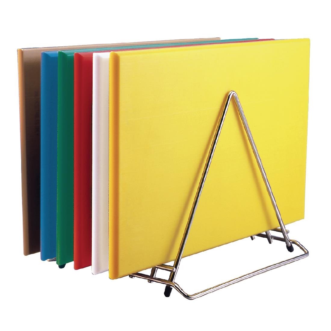 Hygiplas High Density Antibacterial Brown Chopping Board 455x305x12mm