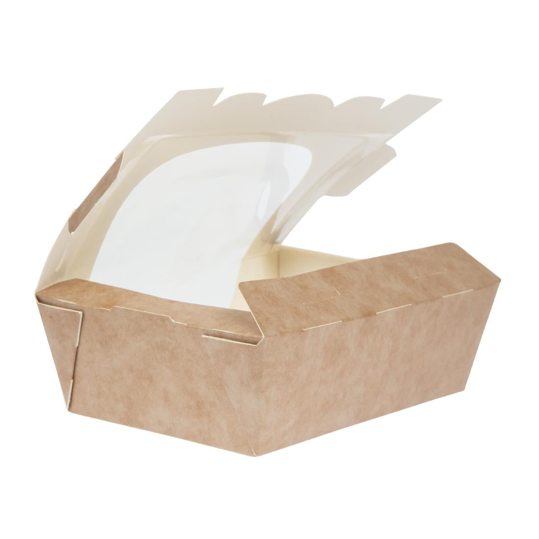Colpac Zest Compostable Kraft Medium Salad Box 825ml/29oz (250 pack)