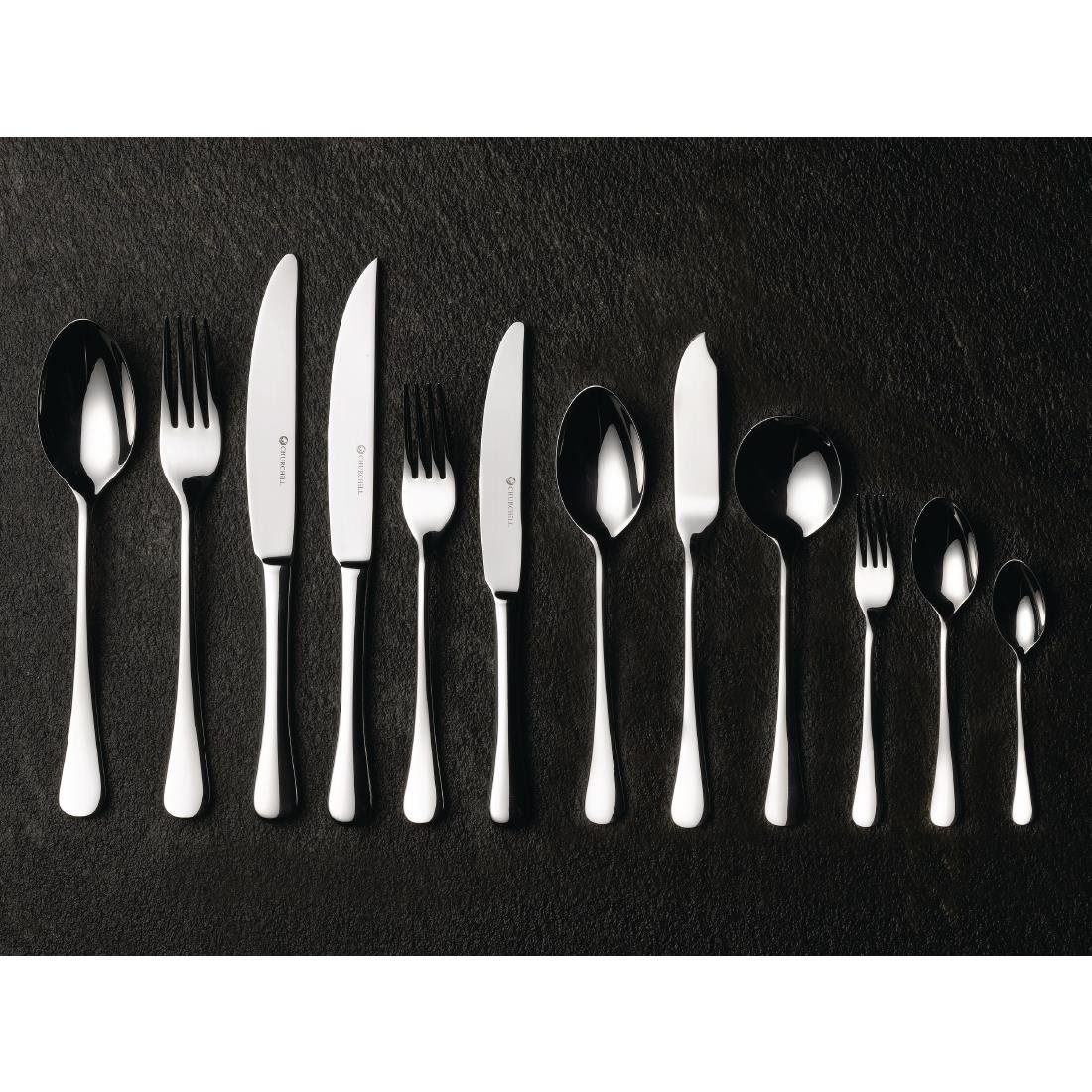Churchill Tanner Dessert Spoons (Pack of 12)