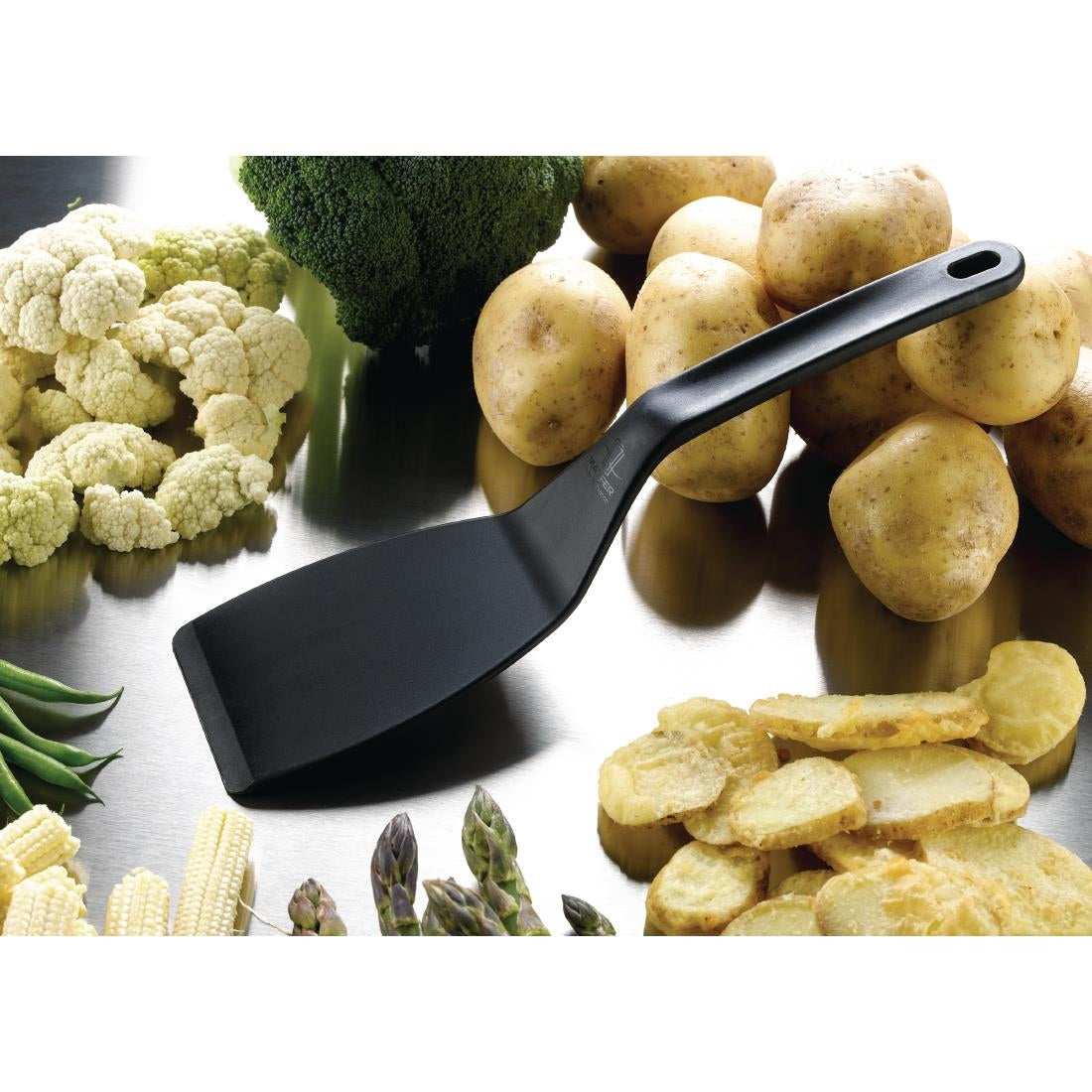 Matfer Bourgeat Pelton Exoglass Spatula 30cm Black