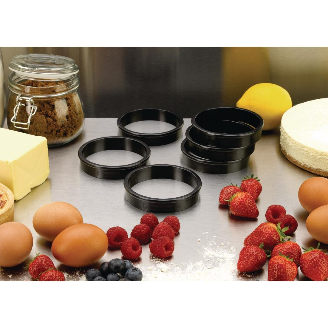 Matfer Bourgeat Exoglass Tart Ring 85mm