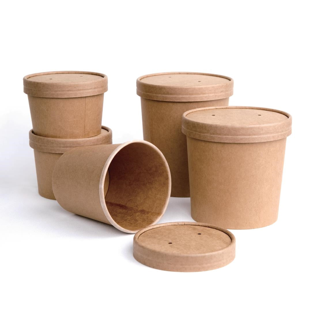 Fiesta Compostable Soup Containers 98mm 230ml / 8oz (500 Pack)