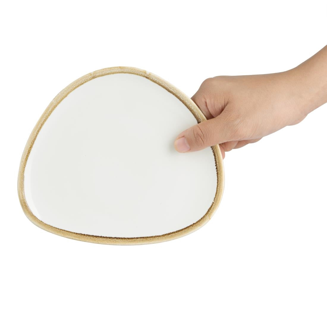 Olympia Kiln Triangular Plate Chalk 165mm (6 Pack)