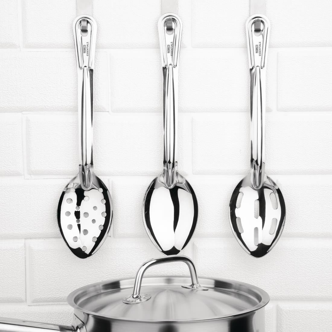 Nisbets Essentials Plain Serving Spoon 11''