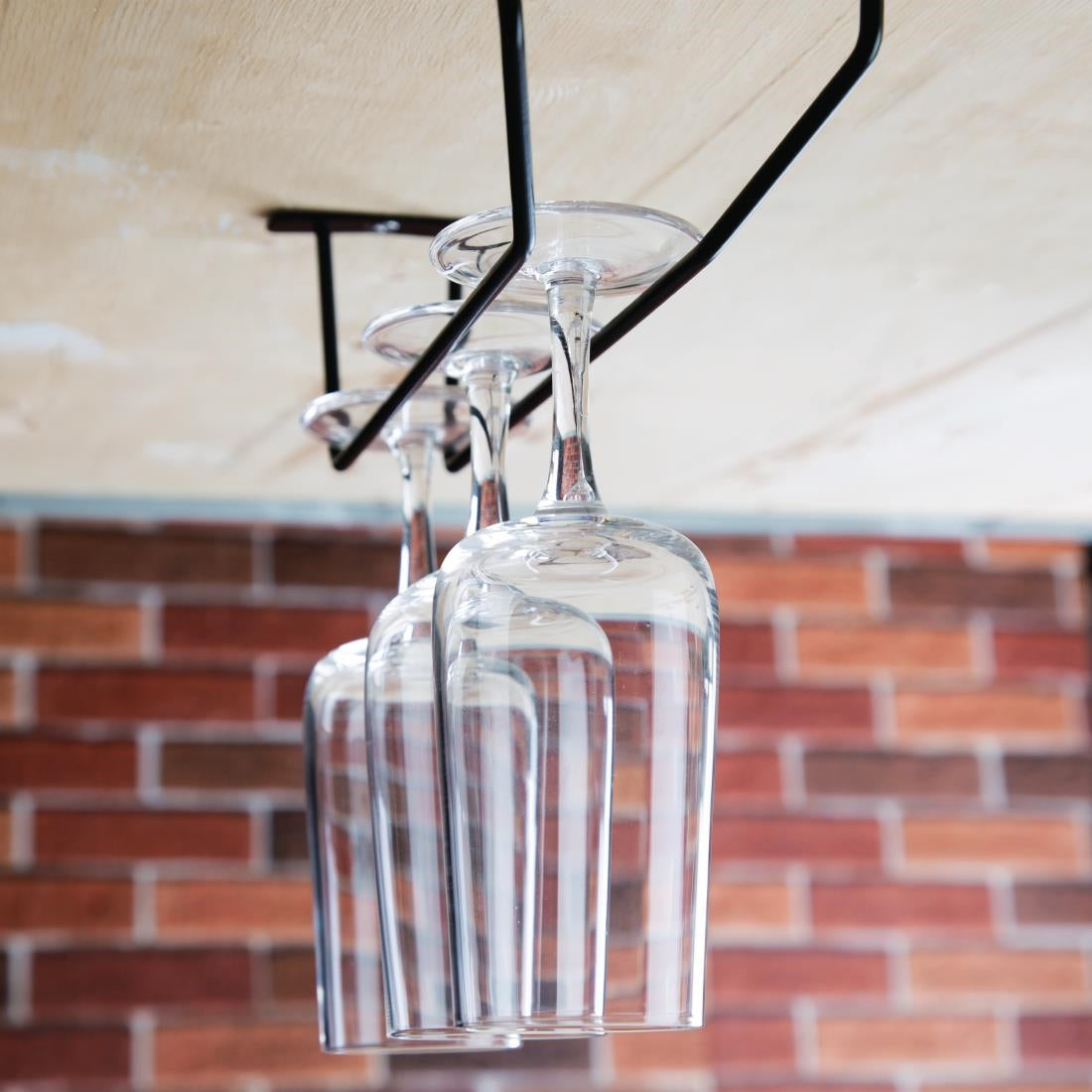 Olympia Wine Glass Rack Black 254mm