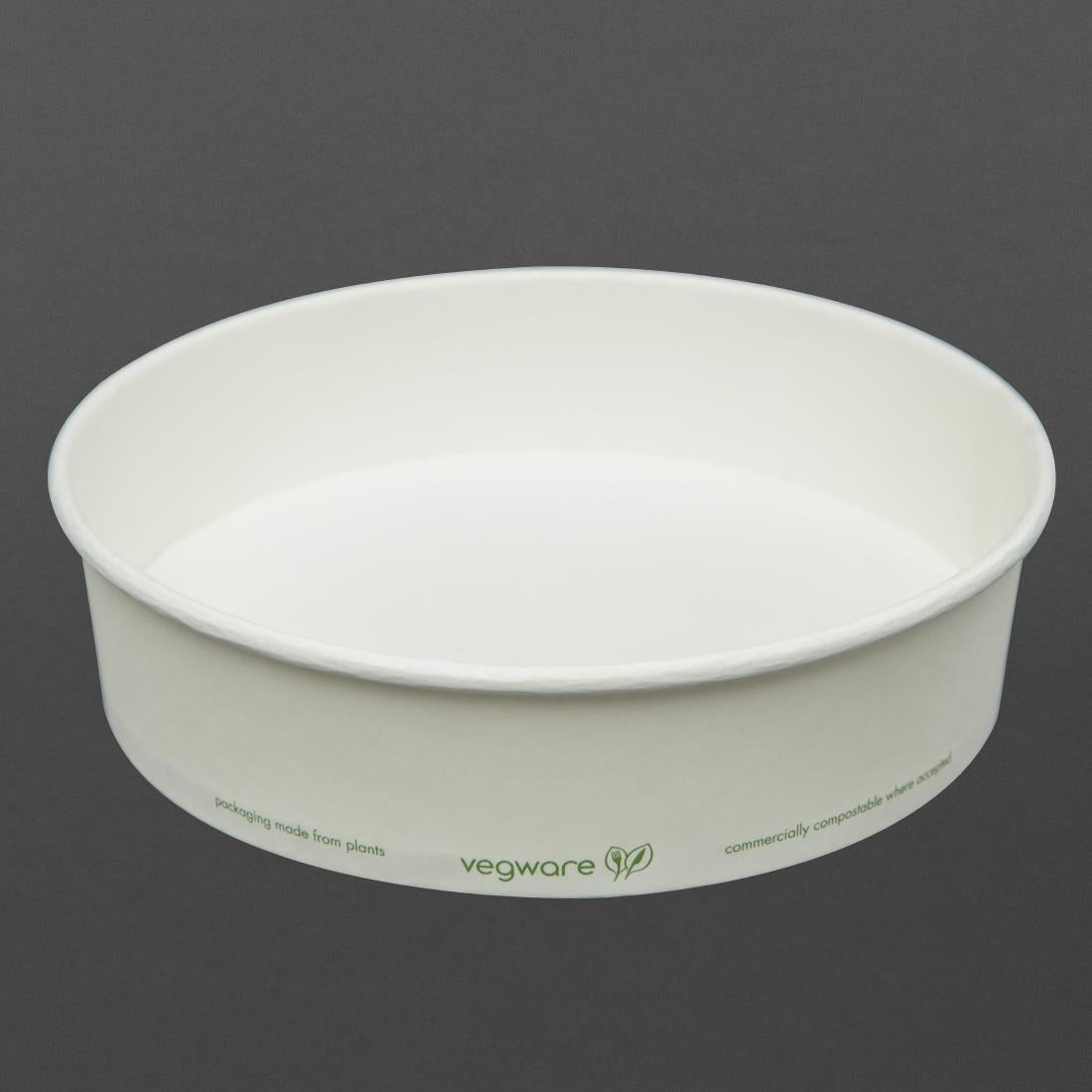 Vegware 185-Series Compostable Bon Appetit Food Bowls 26oz (300 Pack)