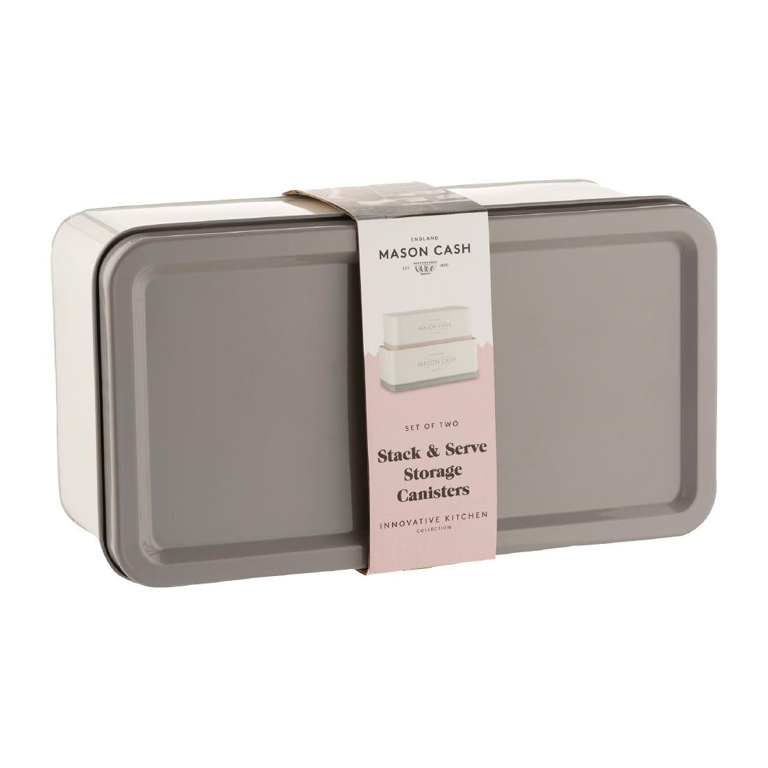 Mason & Cash Innovative Kitchen Rectangular Tins (2 Pack)