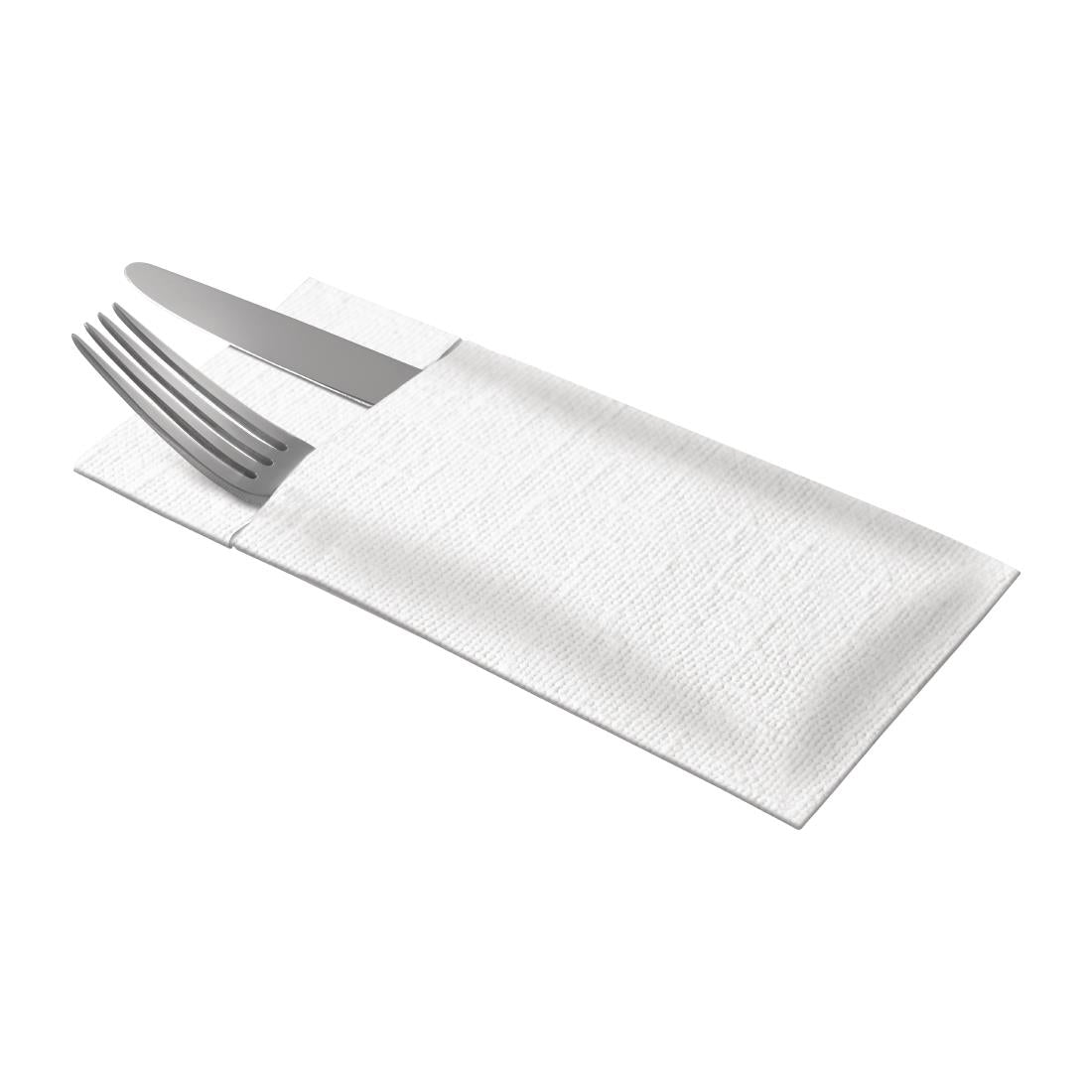 Tork Premium LinStyle Cutlery Napkins White (12 x 50 pack)