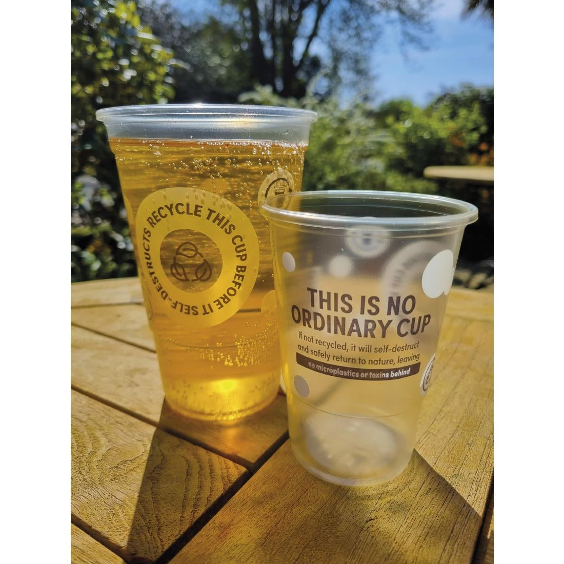 eGreen Printed 2-in-1 Flexy Pint Glass CE Marked (1000 Pack)