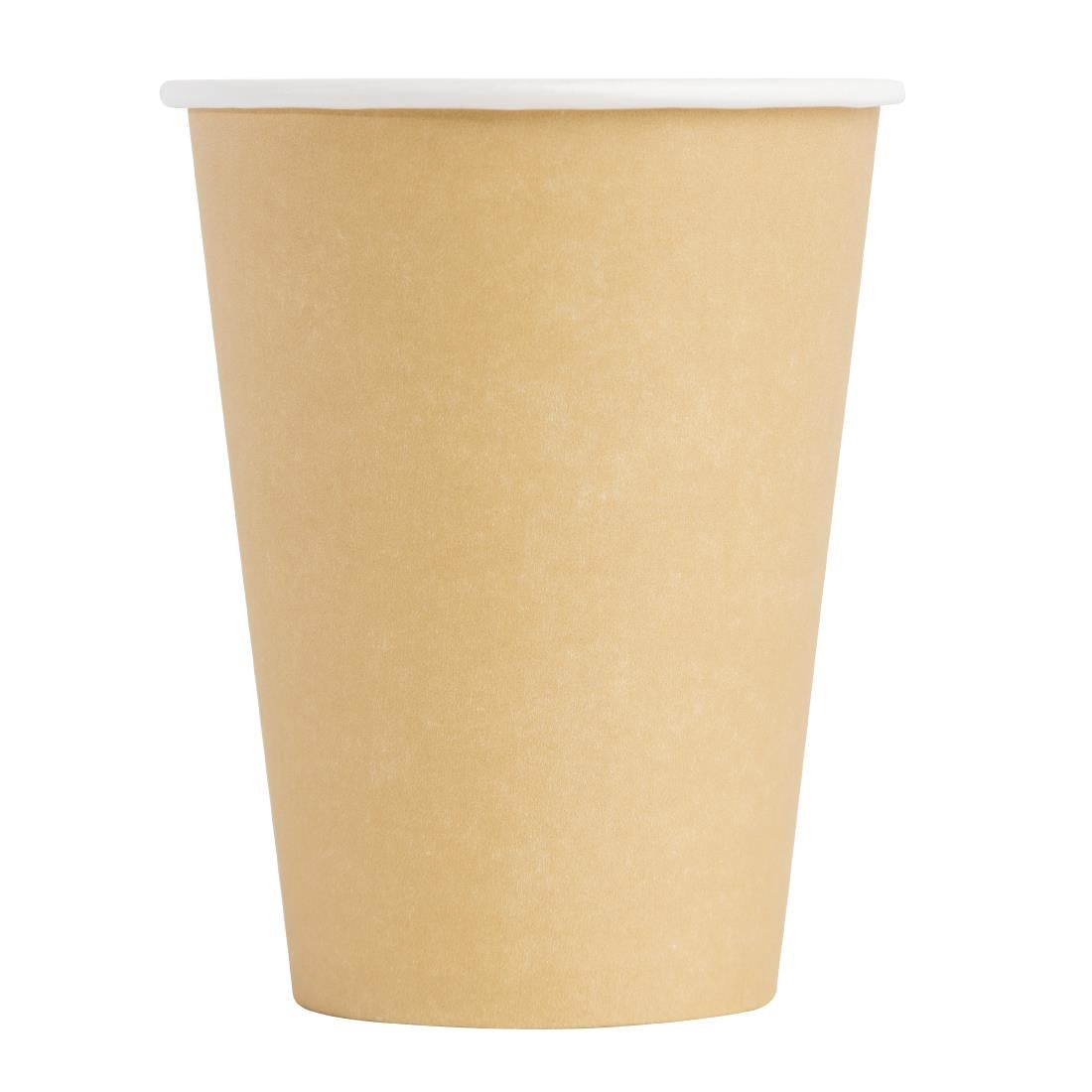 Fiesta Recyclable Coffee Cups Single Wall Kraft 340ml / 12oz (50 Pack)