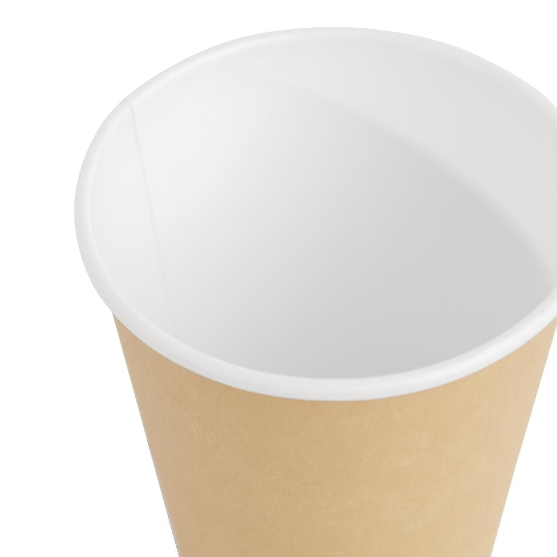 Fiesta Recyclable Coffee Cups Single Wall Kraft 340ml/12oz (1000 Pack)