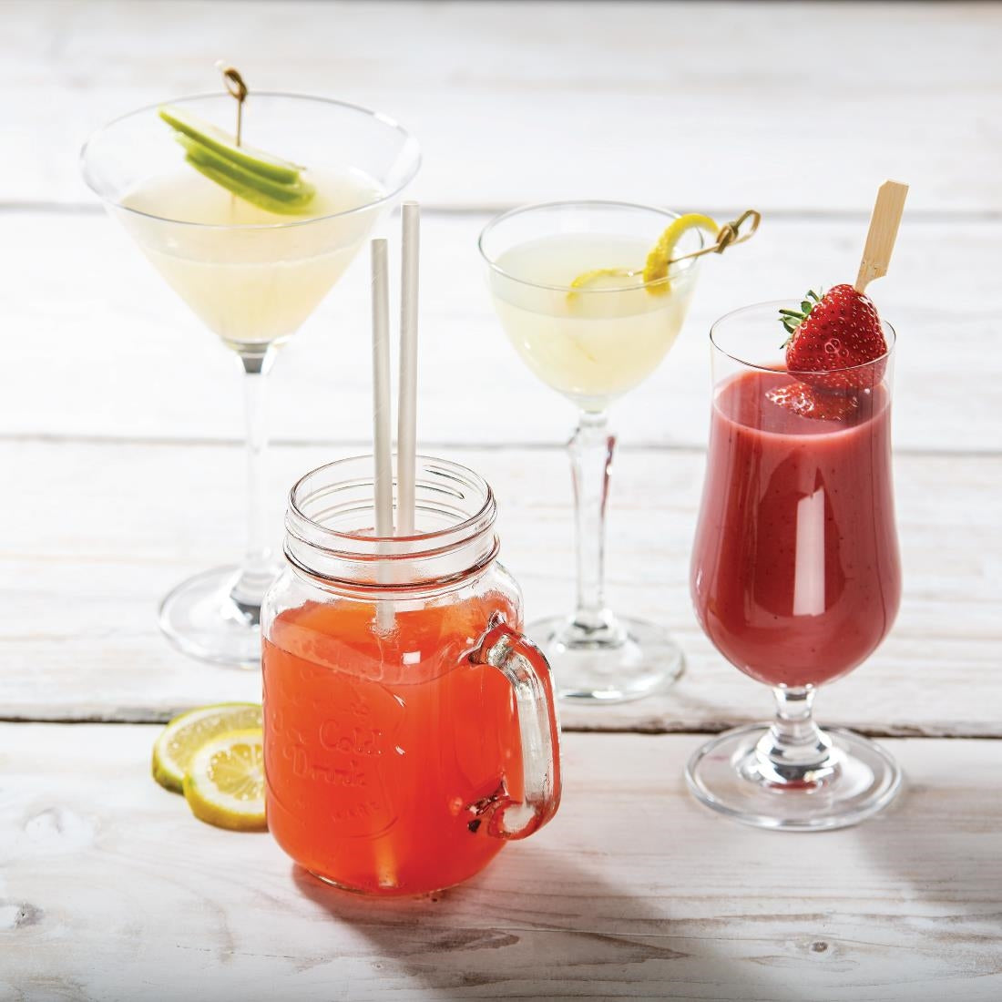 Olympia Handled Mason Jar 450ml (12 pack)