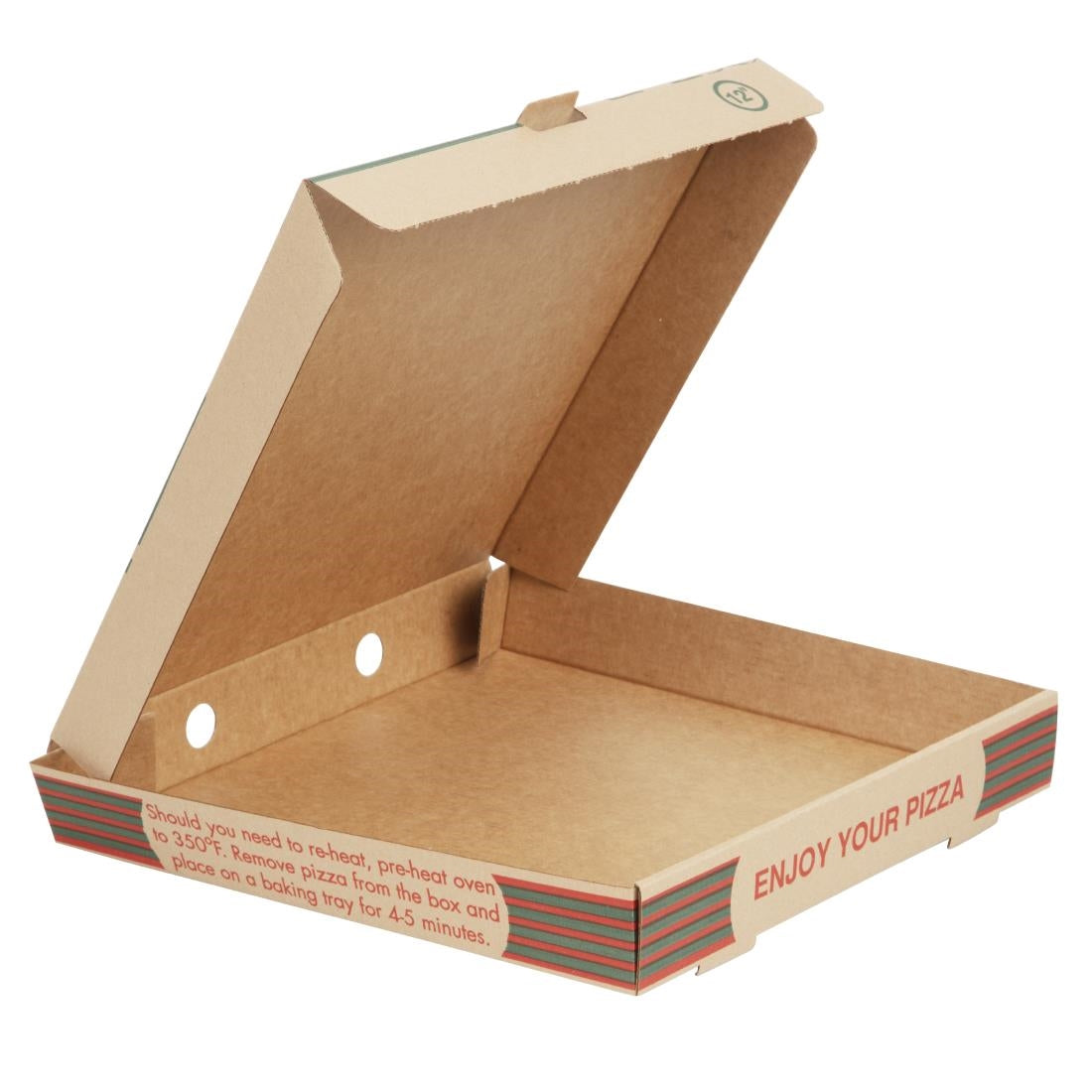Amipak Compostable Printed Pizza Boxes 12" (100 Pack)