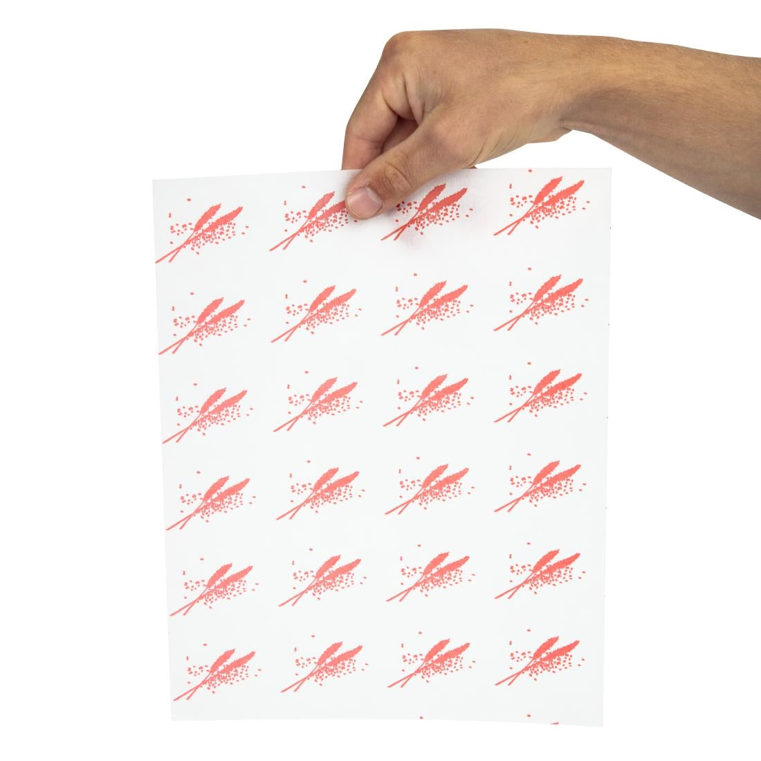 Burger Wrapping Paper Sheets Red 245 x 300mm (1000 pack)