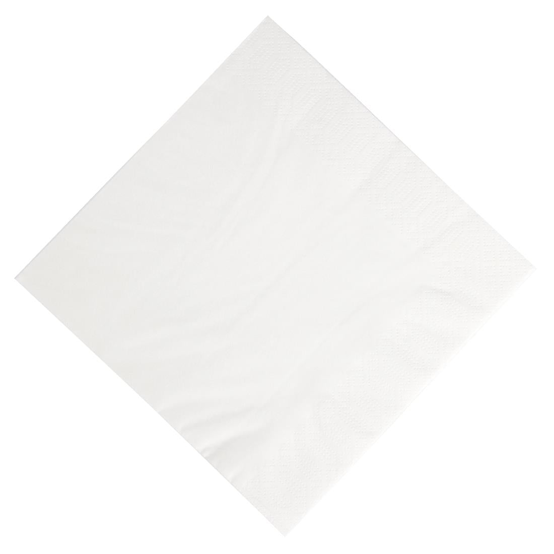 Duni Dinner Napkin White 40x40cm 3ply 1/4 Fold (1000 pack)