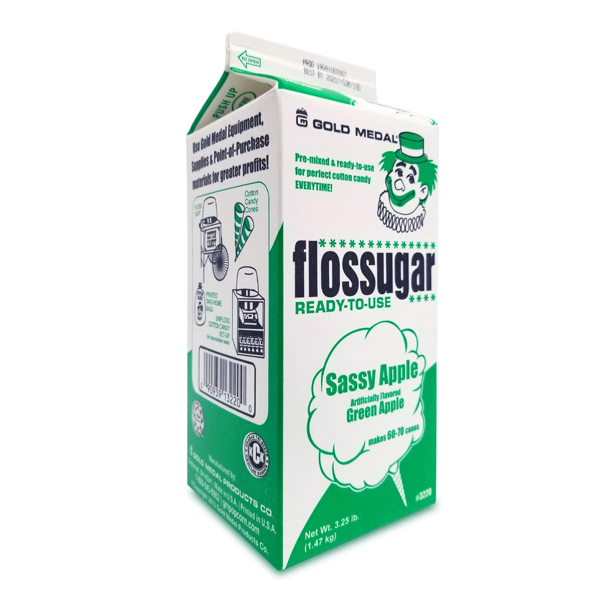 Green Apple Candy Floss Sugar 1.47kg