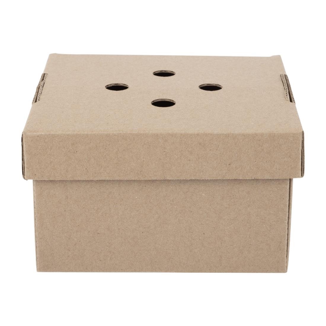 Fiesta Compostable Fold-Out Burger Boxes (100 Pack)