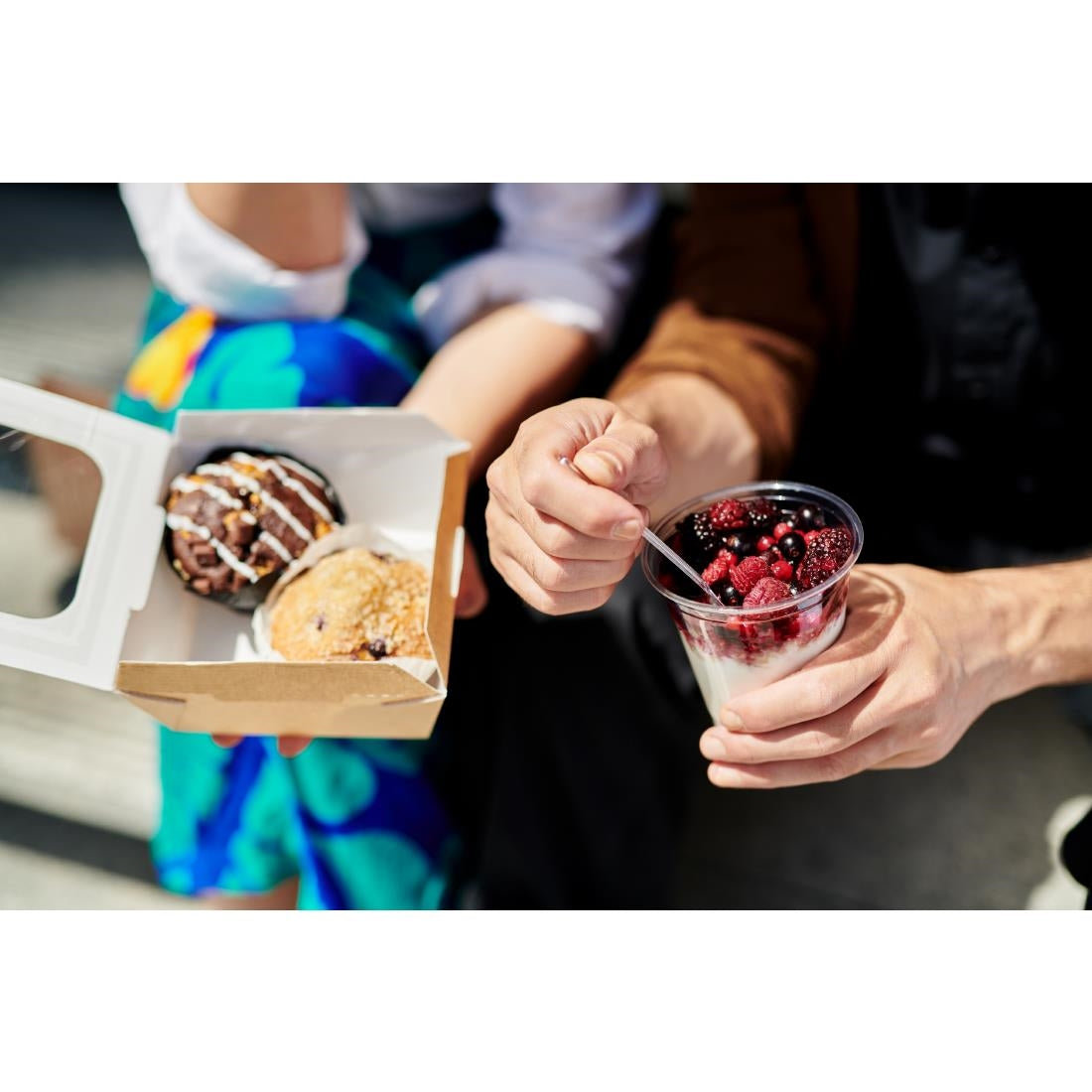 Huhtamaki Taste Medium Food to Go Box with window (270 Pack)