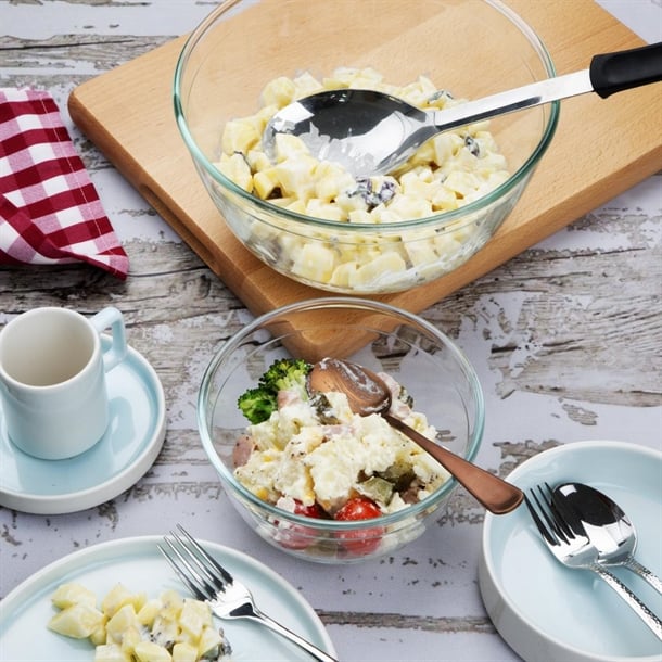 Vogue Glass Bowl 1Ltr