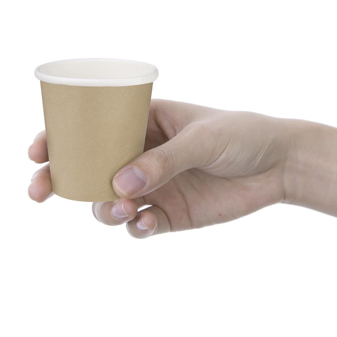 Fiesta Compostable Hot Cups Single Wall Kraft 6oz (50 Pack)