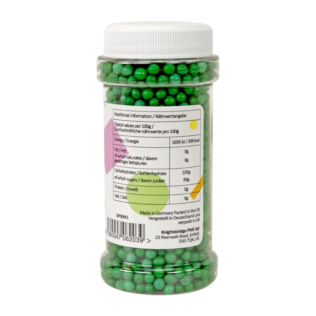 PME Sugar Pearls 100g - Green