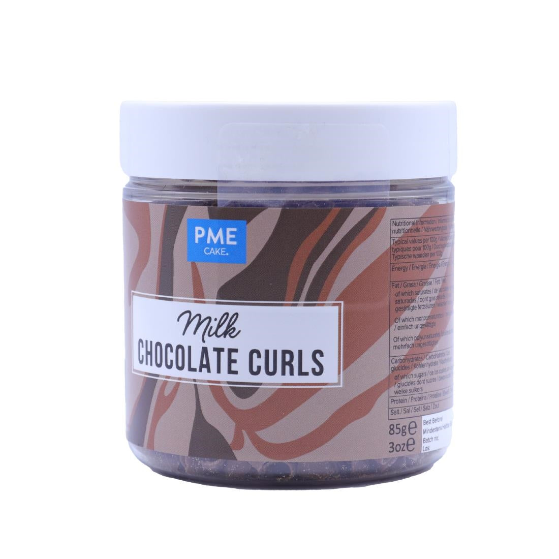 PME Chocolate Curls Milk Chocolate 85g