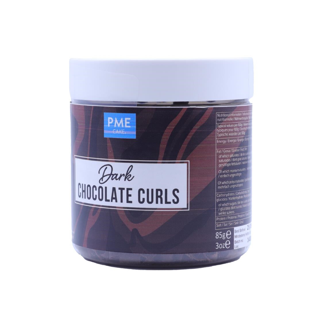 PME Chocolate Curls Dark Chocolate 85g