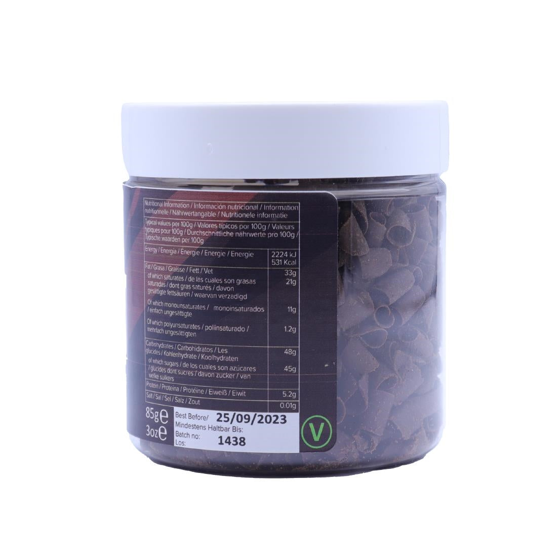 PME Chocolate Curls Dark Chocolate 85g