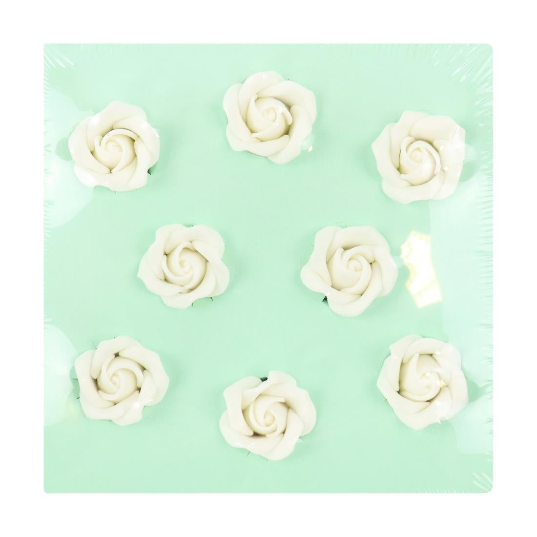 PME White Sugar Roses 32mm (8 Pack)