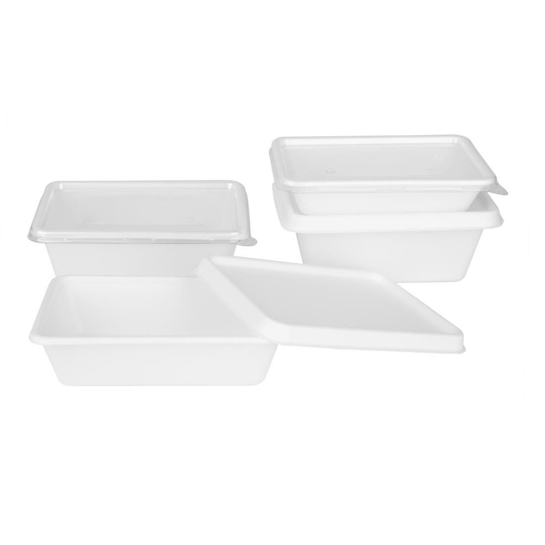 Fiesta Compostable Bagasse Food Container Bases 800ml (100 Pack)