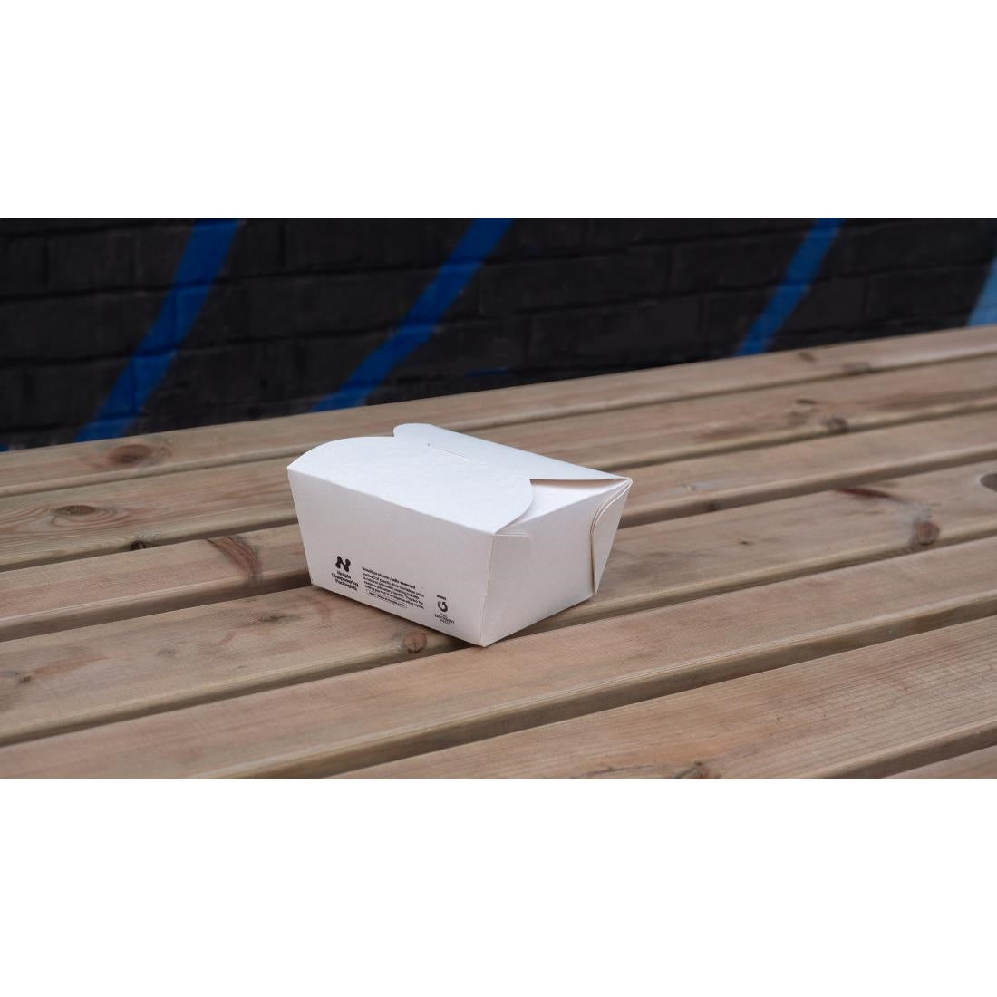 Notpla Small Takeaway Boxes 800ml - White (500 Pack)