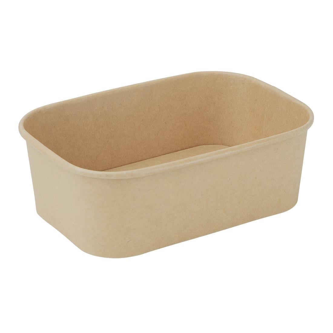 Fiesta Recyclable Rectangular Food Containers 750ml (300 Pack)