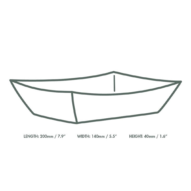 Vegware Kraft Food Tray Medium 8x5.5" (275 Pack)