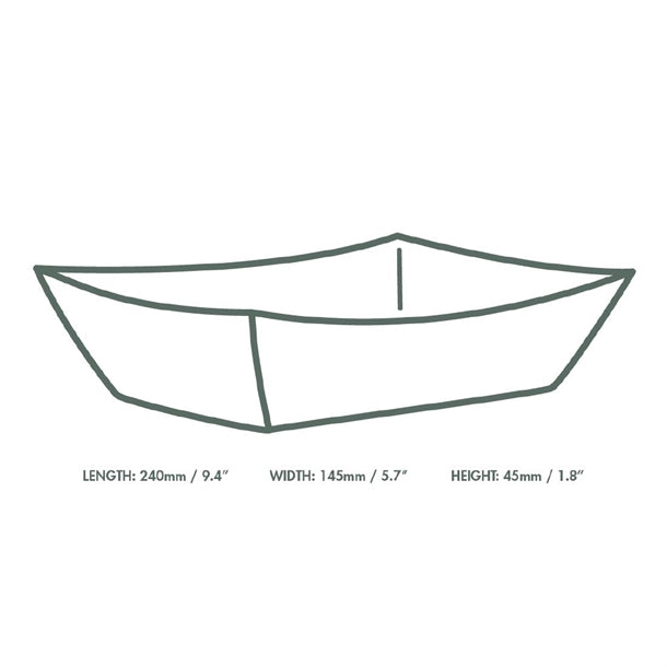 Vegware Kraft Food Tray Large 9x6" (600 Pack)