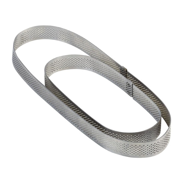 Pavoni Oval Stainless Steel Mould 290x90x35mm