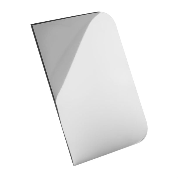 PME Side Scraper Stainless Steel Plain 126x88mm