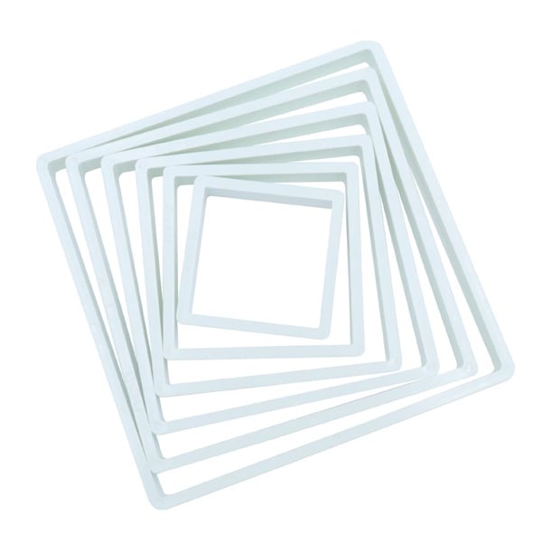 PME Classic Square Cutter (6 Pack)