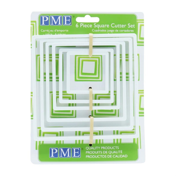 PME Classic Square Cutter (6 Pack)