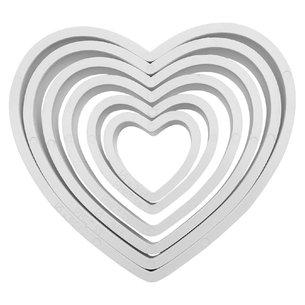 PME Classic Heart Shape Cutter (6 Pack)