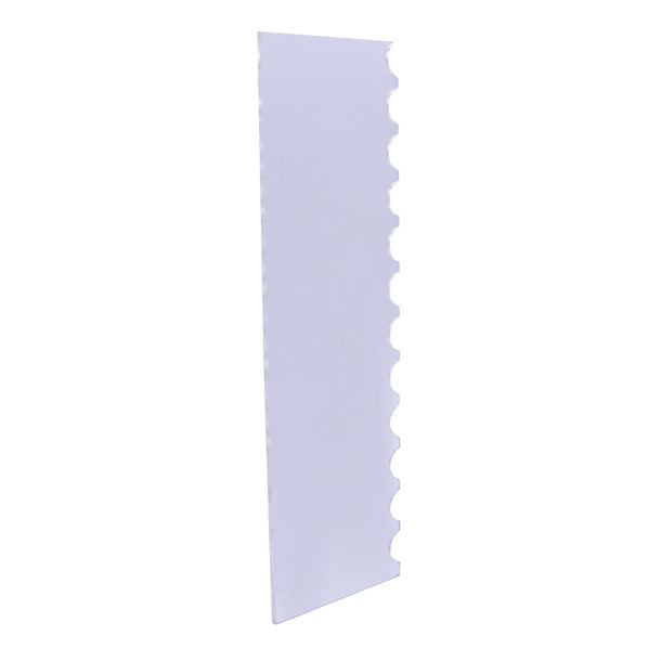 PME Side Scraper Patterned Acrylic Scallop 255mm