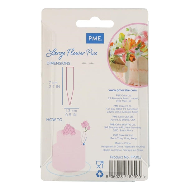 PME Large Flower Pics (6 Pack)