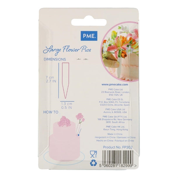 PME Large Flower Pics (6 Pack)