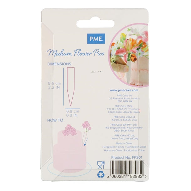 PME Medium Flower Pics (12 Pack)